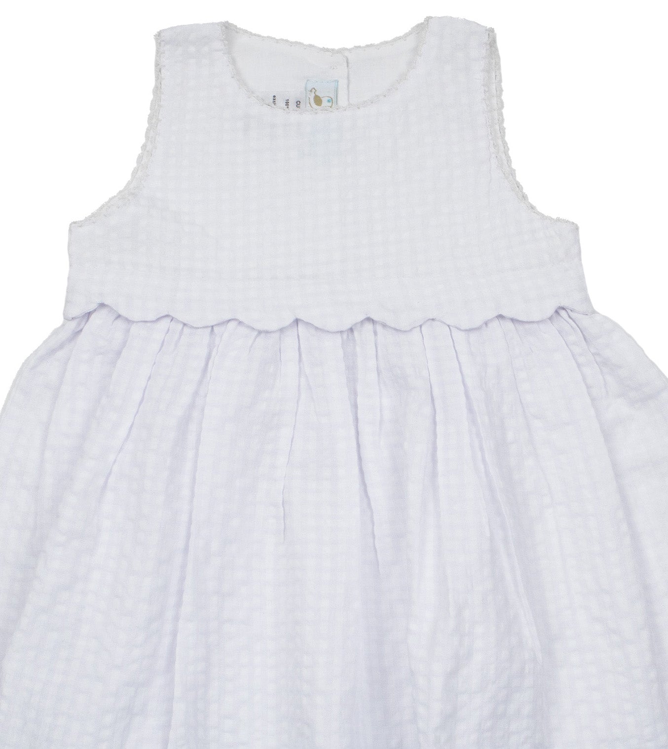 Scalloped Trim Dress