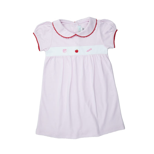 School Days Pima Dress, Infant Girls, Pink