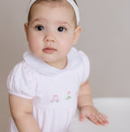 Baby Girl Pink Golf Round Collar Pima Dress