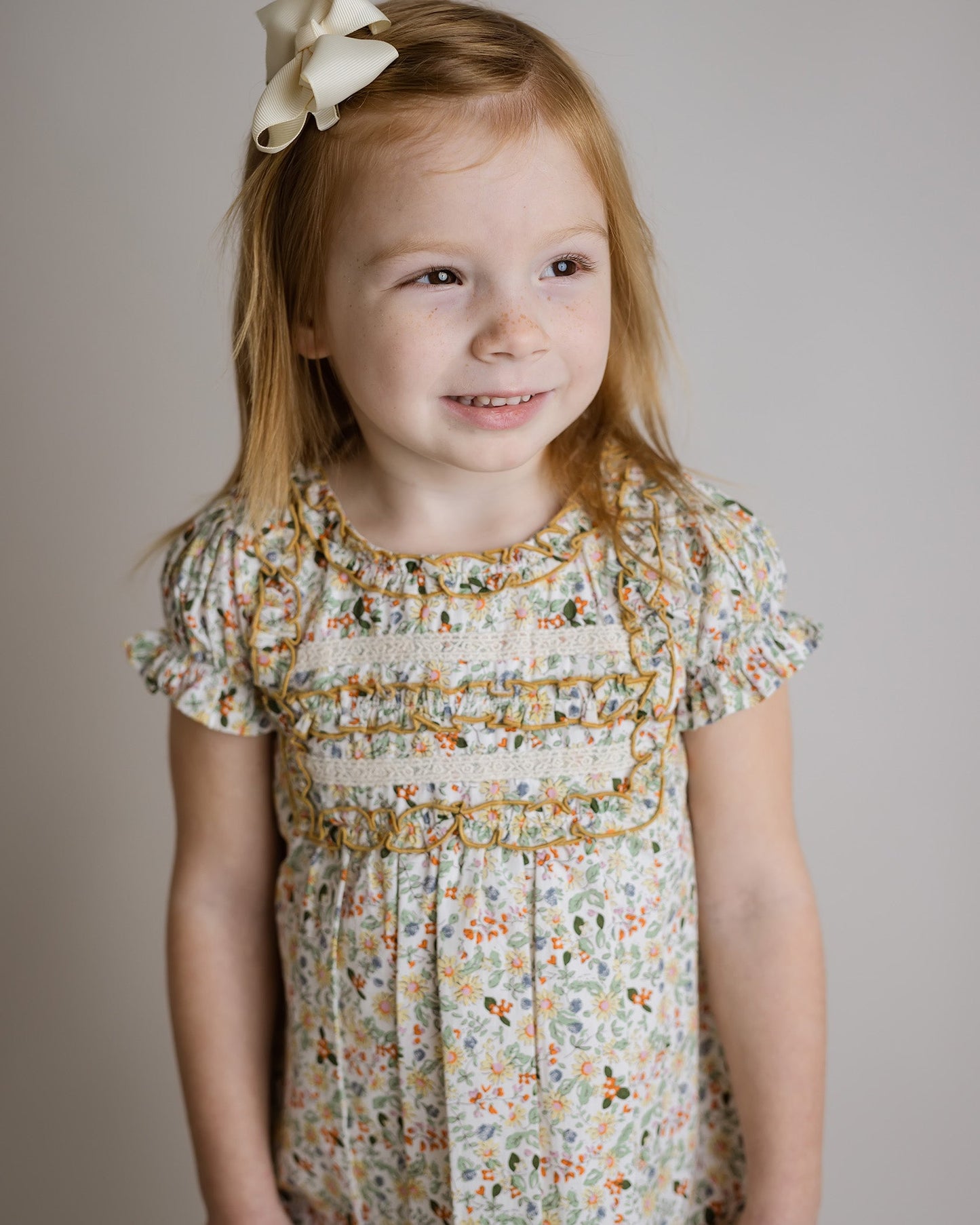 Yellow Floral Dress