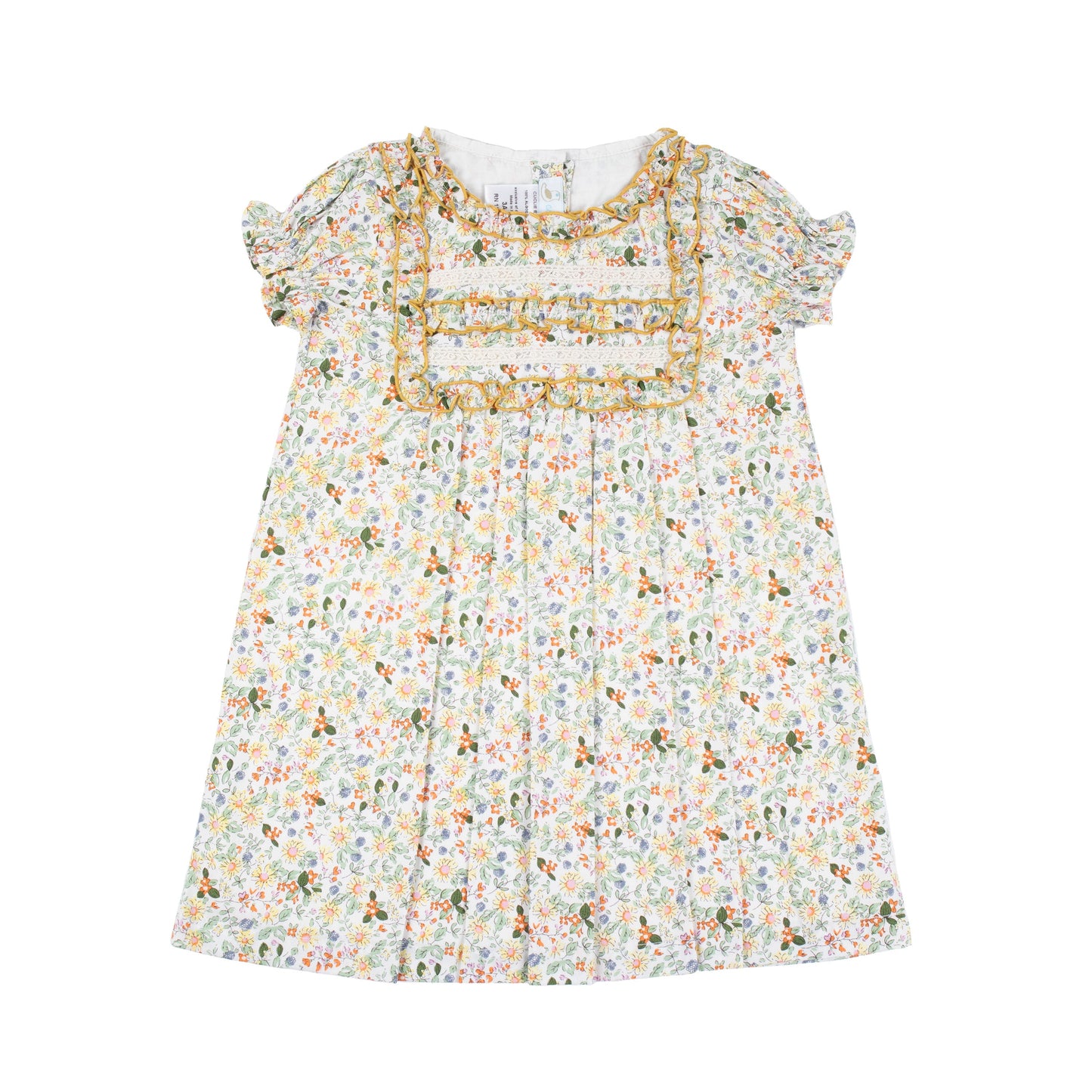 Yellow Floral Dress