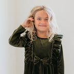 Velvet Moss Dress