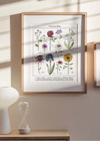 Fiat Floral Vintage Poster
