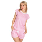 Women's Peony Jersey Short PJ Set