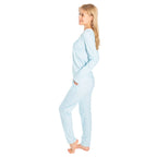 Women's Sky Blue Jersey Long PJ Set