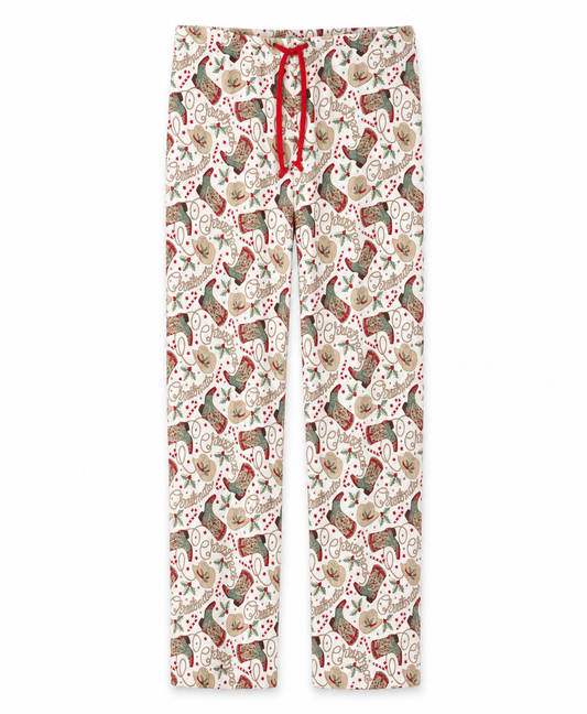 Western Christmas Adult Bamboo Pajama Pants