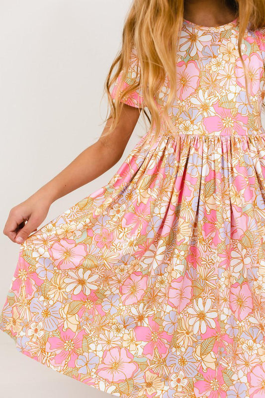 Girls Buttercup Twirl Dress with Pockets