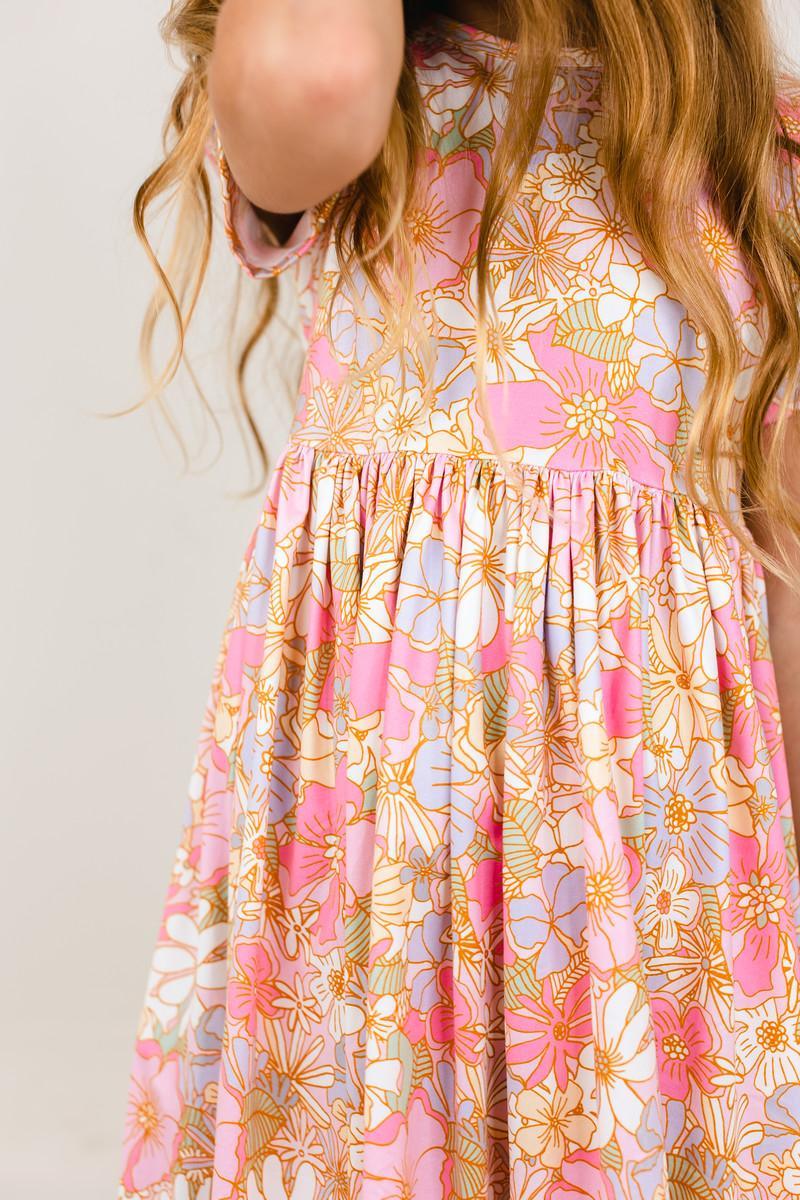 Girls Buttercup Twirl Dress with Pockets
