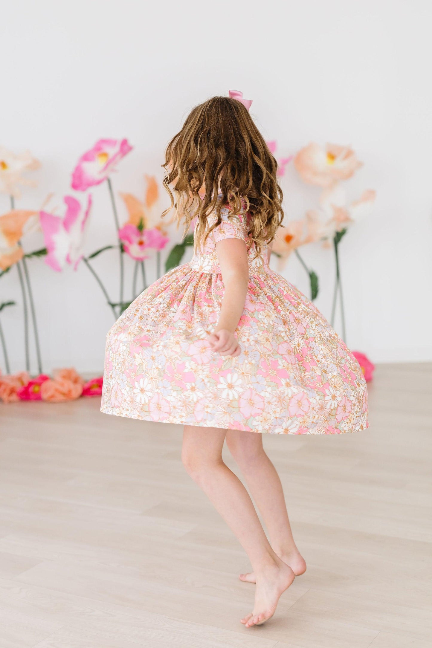 Girls Buttercup Twirl Dress with Pockets