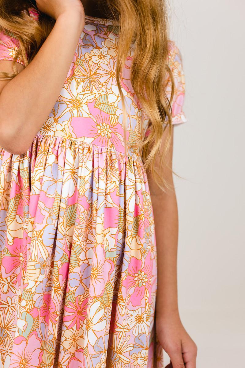 Girls Buttercup Twirl Dress with Pockets