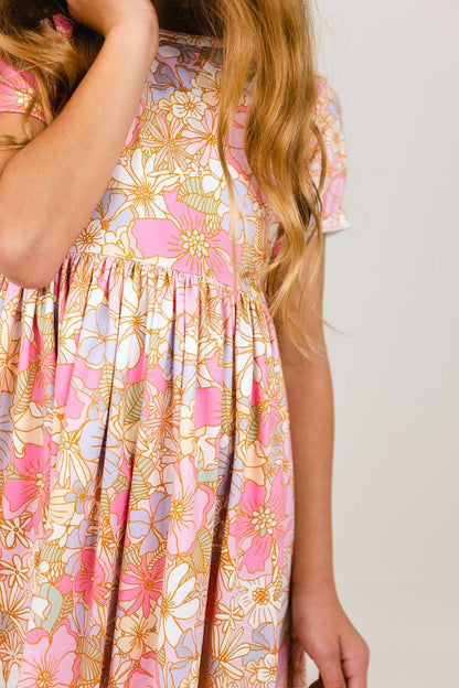 Girls Buttercup Twirl Dress with Pockets