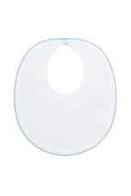 White Bubble Pima Cotton Baby Bib