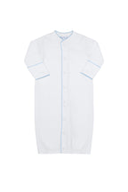 White Bubble Pima Cotton Converter Gown