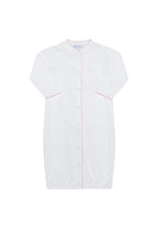 White Bubble Pima Cotton Converter Gown