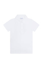 White Pima Cotton Polo Shirt