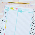 Notepad - Work It! (Weekly Notepad)