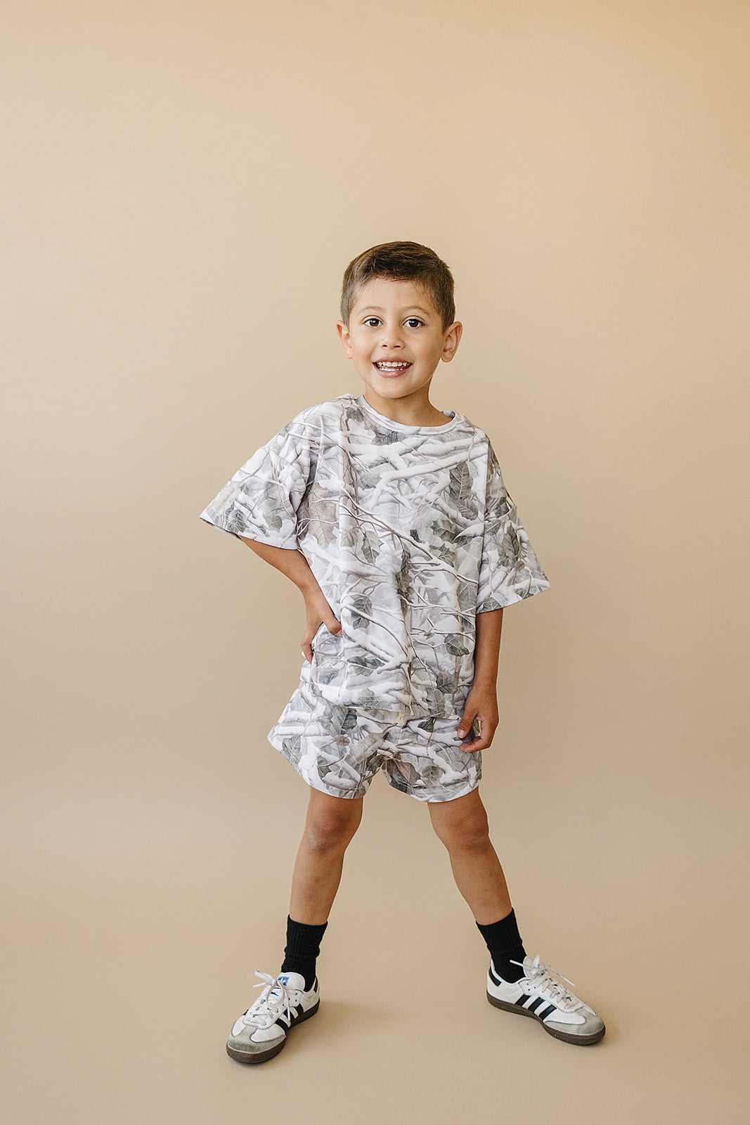 Camo Shorts Set