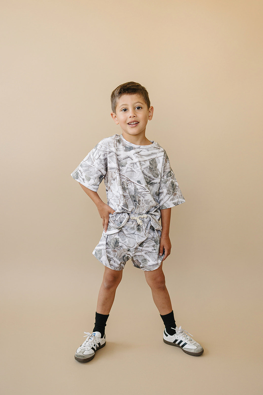 Camo Shorts Set