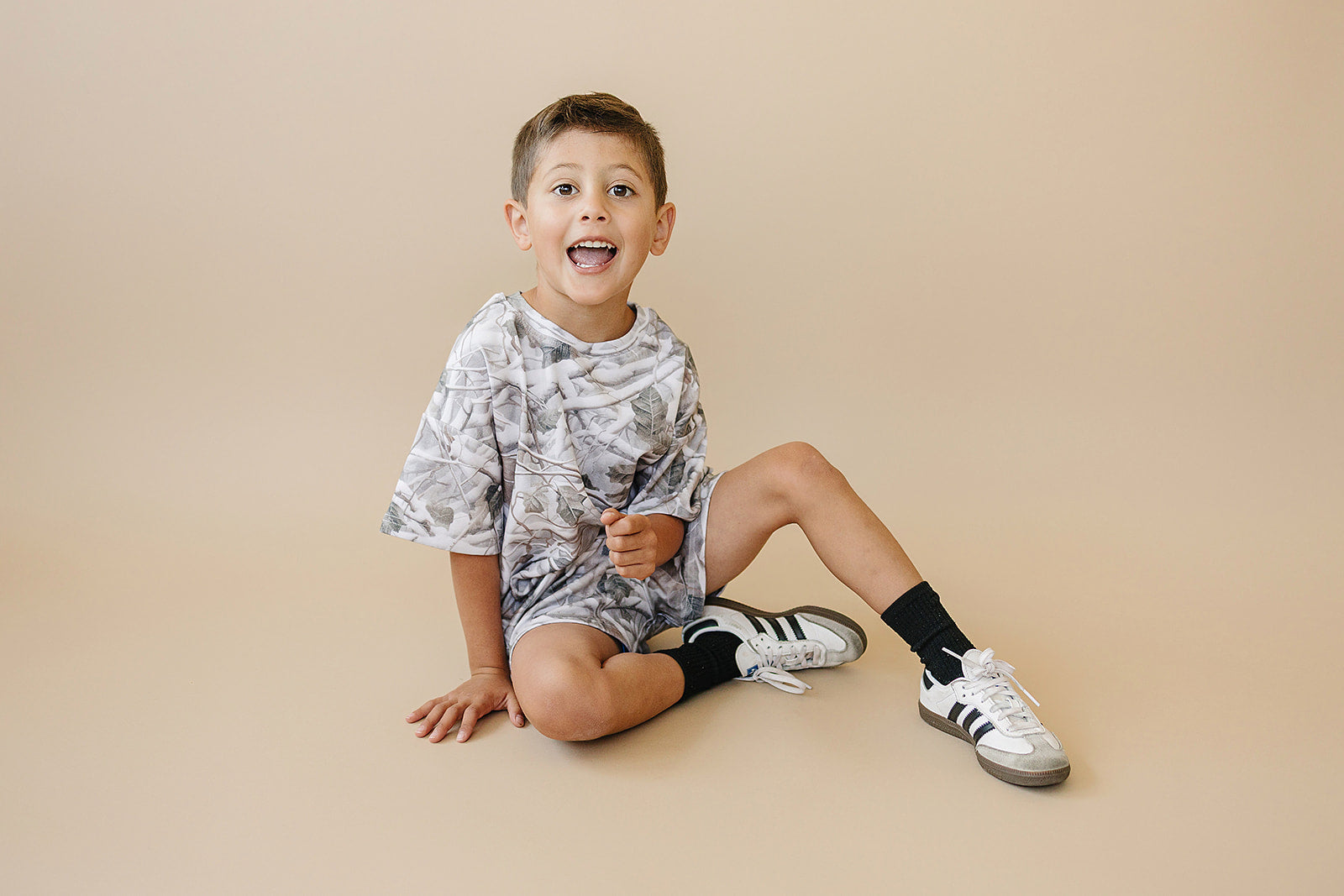 Camo Shorts Set