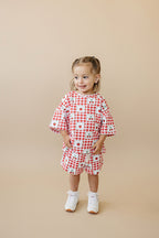 Shorts Set | Strawberry Gingham