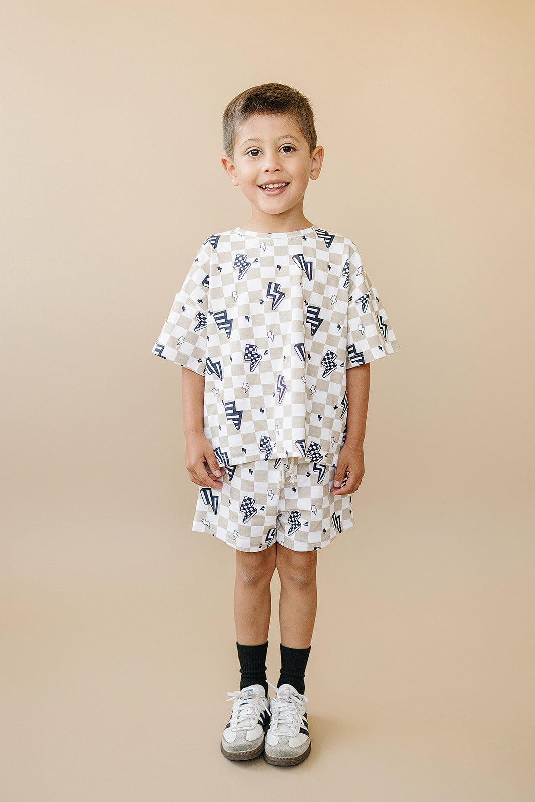 Summer Bolts Shorts Set