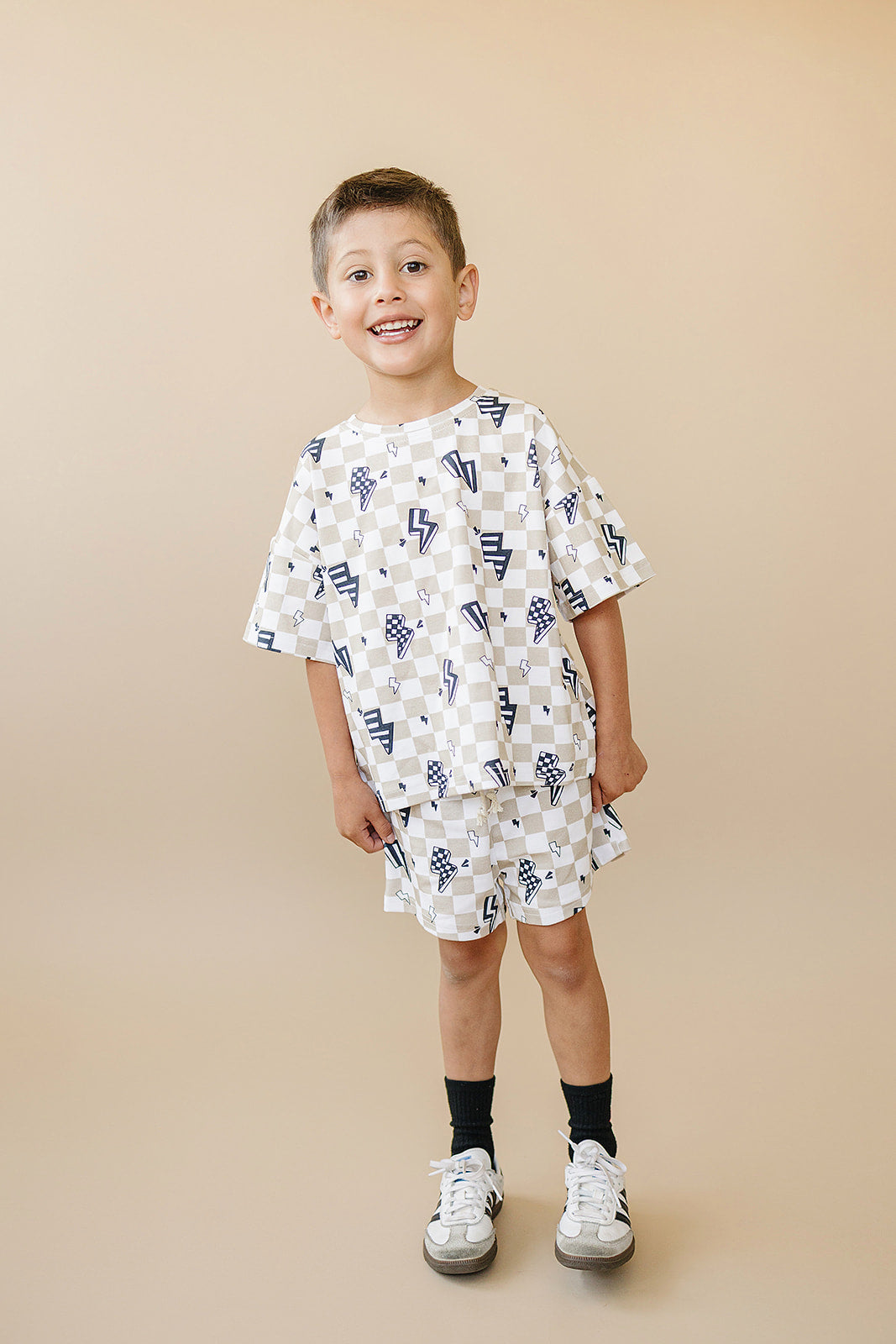 Summer Bolts Shorts Set