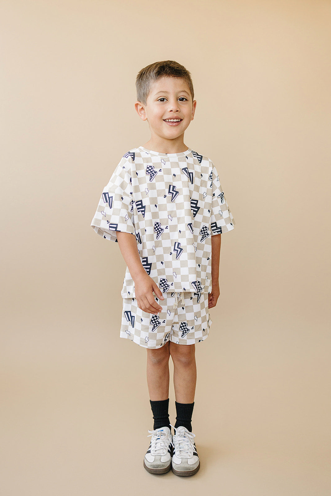 Summer Bolts Shorts Set