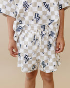Summer Bolts Shorts Set