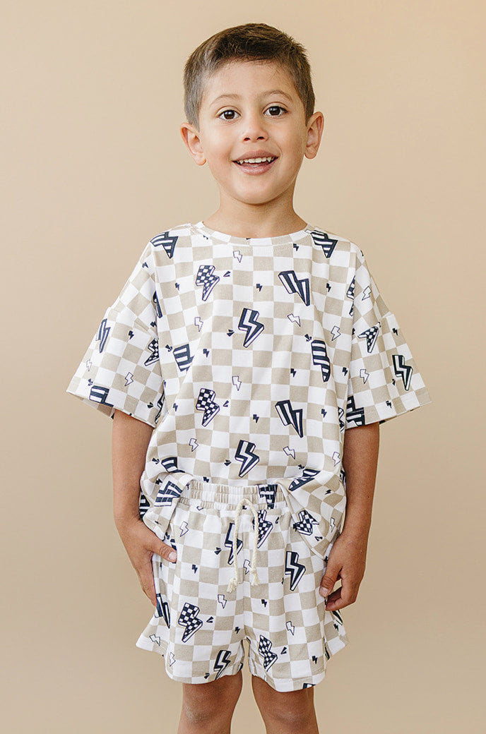 Summer Bolts Shorts Set