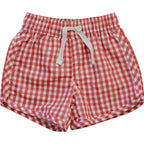 Gingham Swim Shorts