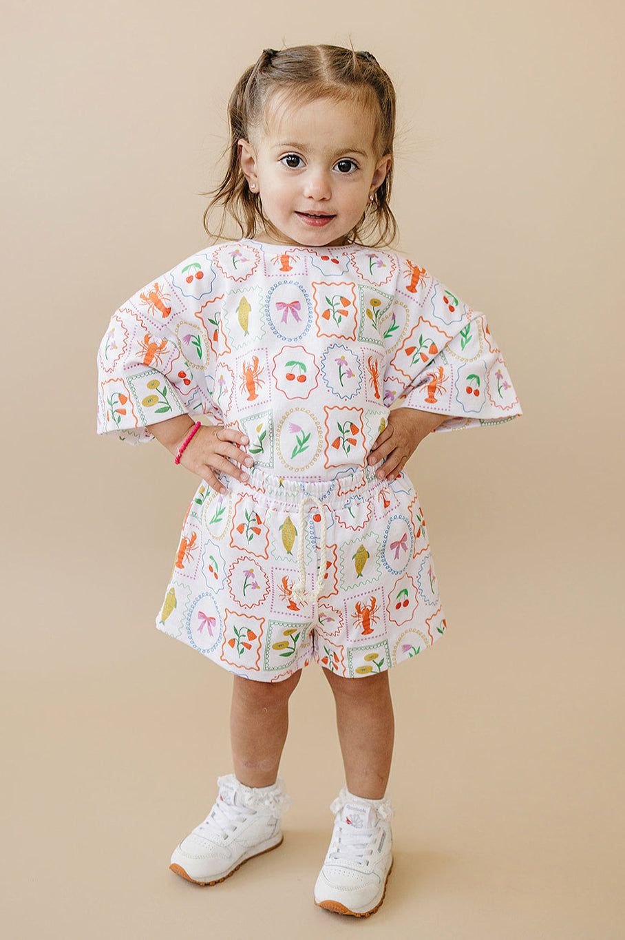Whimsy Summer Shorts Set