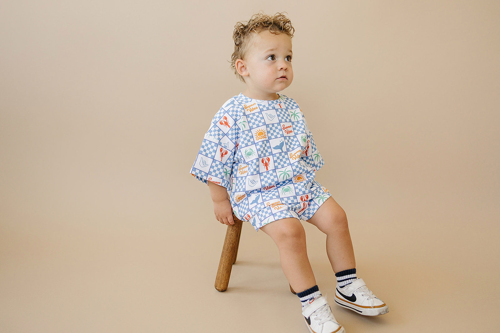 Summer Vibes Shorts Set