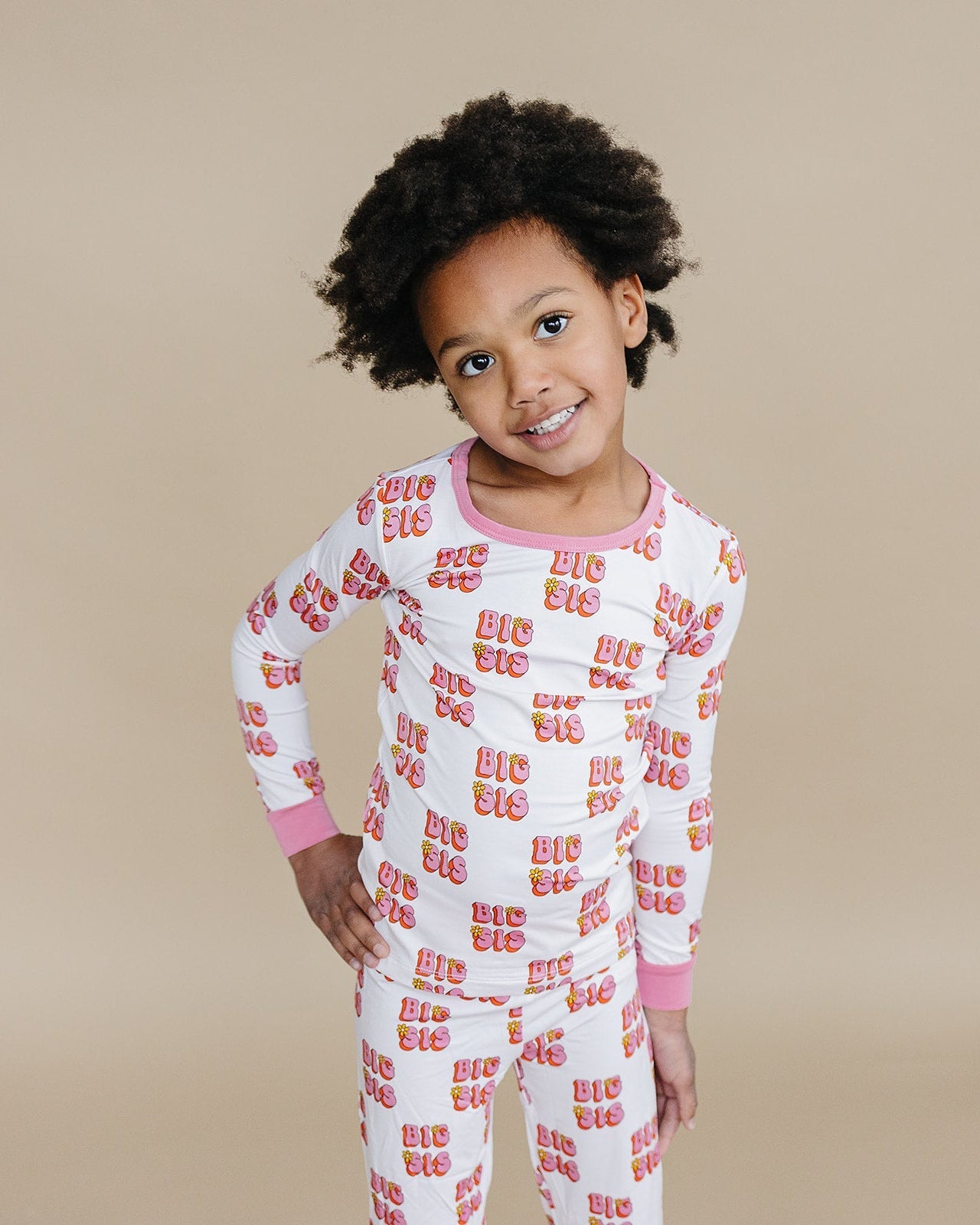 Bamboo Two Piece Pajama Set | Big Sis