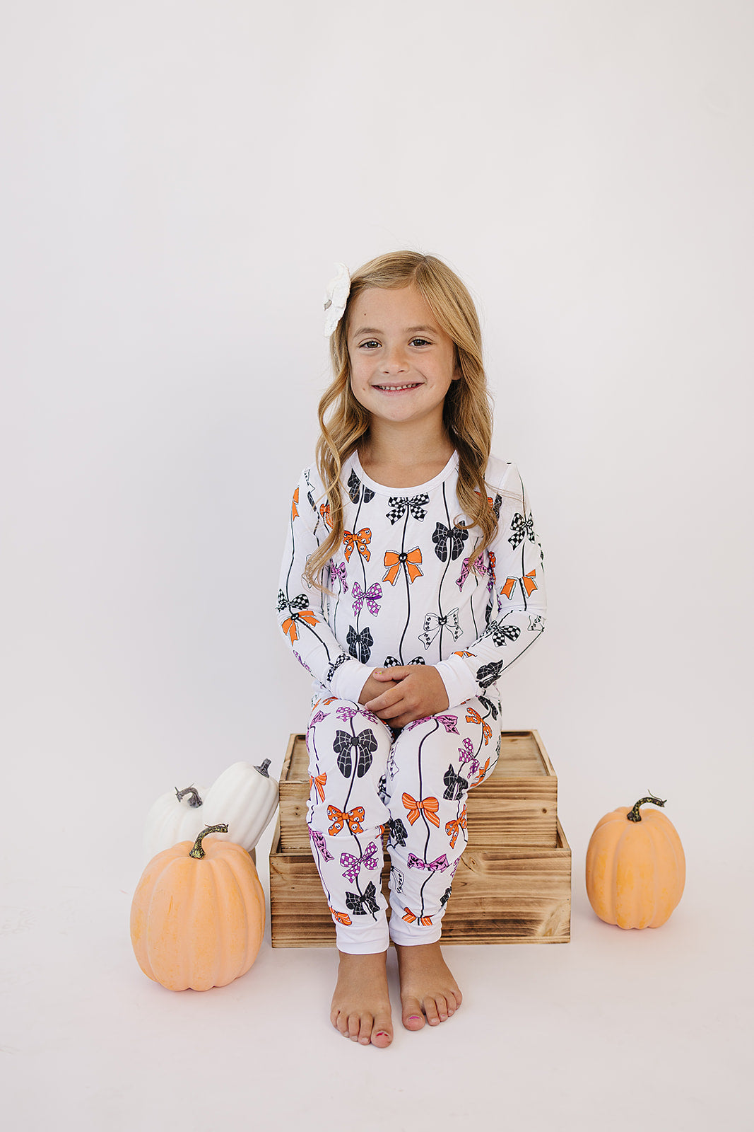 Bamboo Two Piece Pajama Set | Spooky Bows