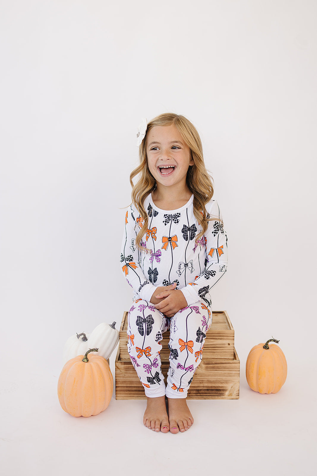 Bamboo Two Piece Pajama Set | Spooky Bows