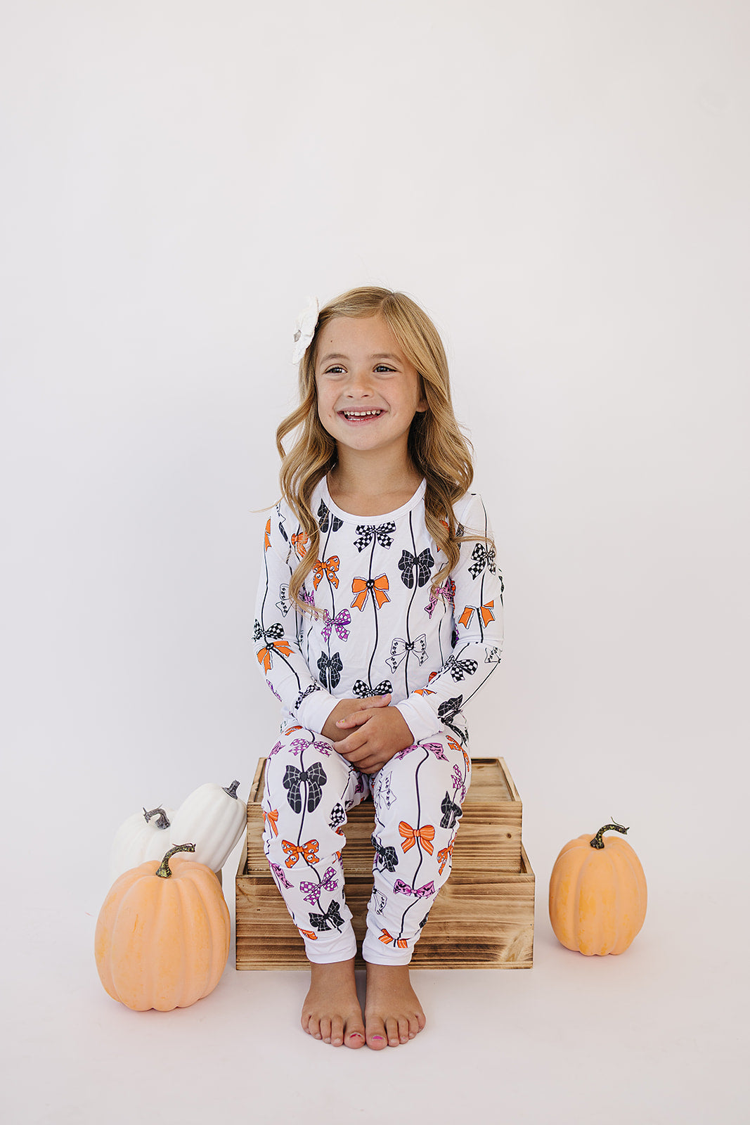 Bamboo Two Piece Pajama Set | Spooky Bows