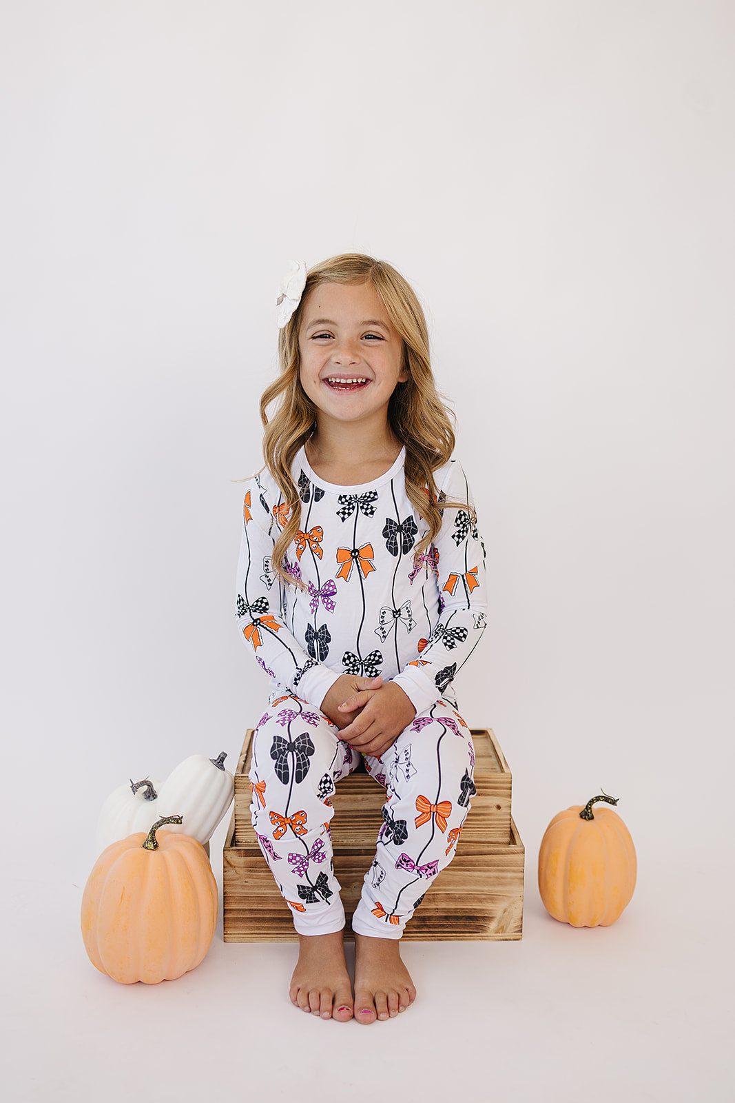 Bamboo Two Piece Pajama Set | Spooky Bows