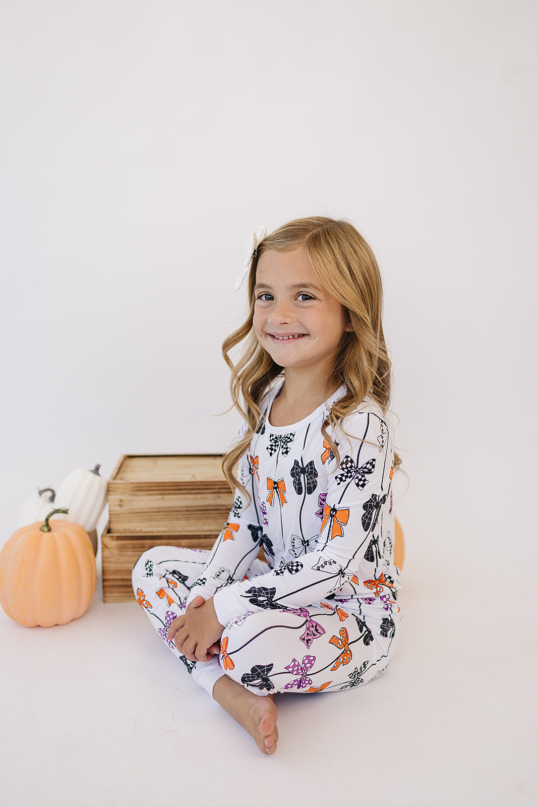 Bamboo Two Piece Pajama Set | Spooky Bows