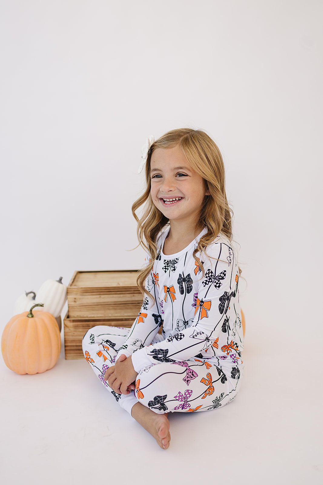 Bamboo Two Piece Pajama Set | Spooky Bows