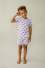 USA Bamboo Shorts Set