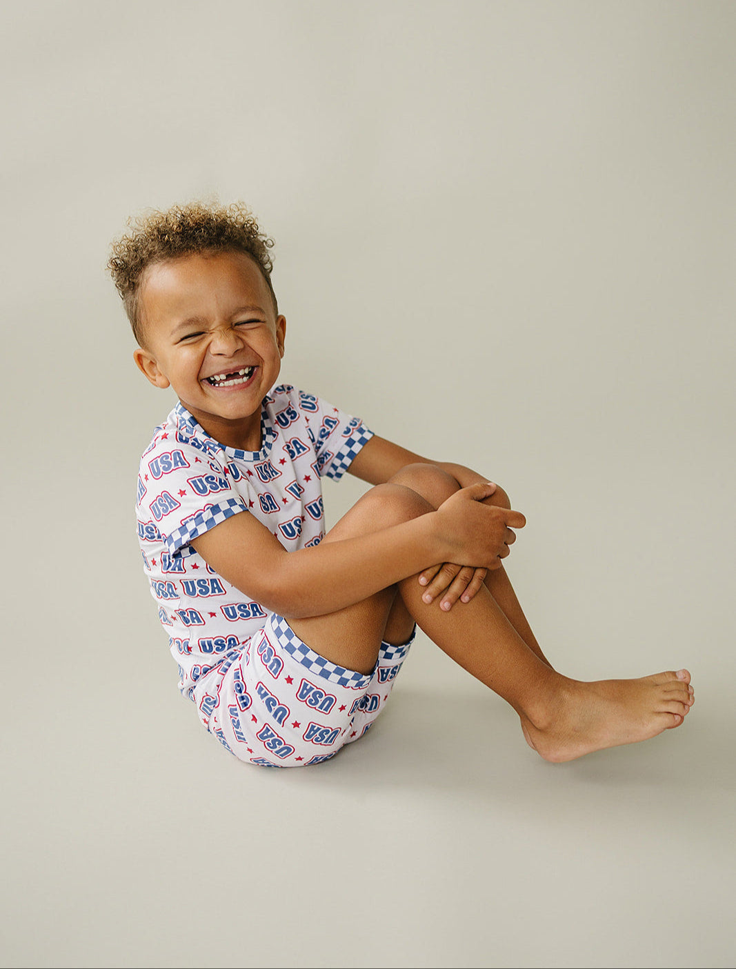 USA Bamboo Shorts Set