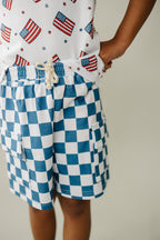 Boy Patriotic Vibes Cargo Shorts Set