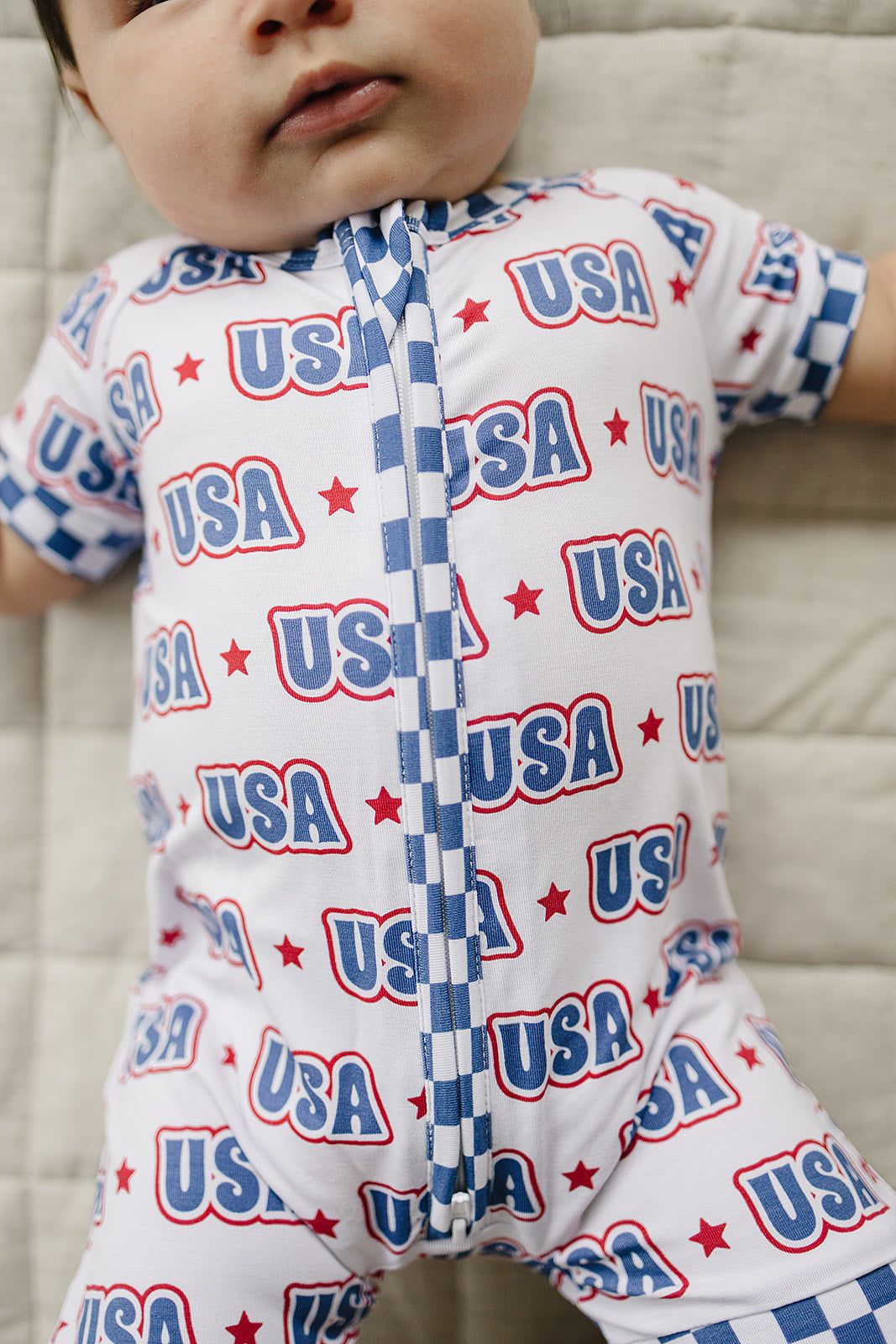 USA Bamboo Shorty Romper