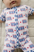 USA Bamboo Shorty Romper