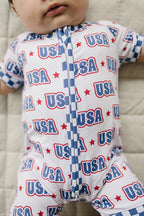 USA Bamboo Shorty Romper