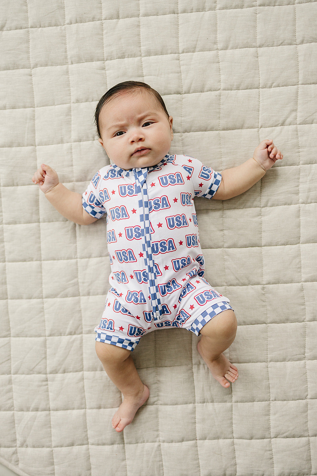 USA Bamboo Shorty Romper