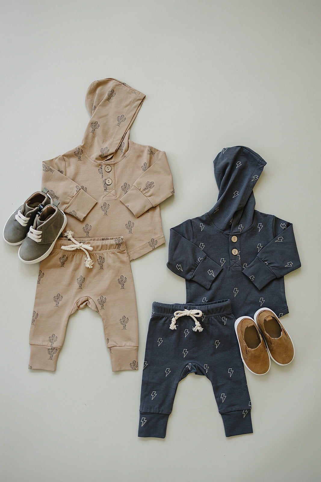 Lightning Bolt Hooded Set