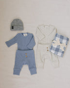 Heather Grey Waffle Set