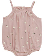 Baby Girl Floral Tank Bubble Romper