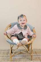 Olive Bloom Bubble Romper